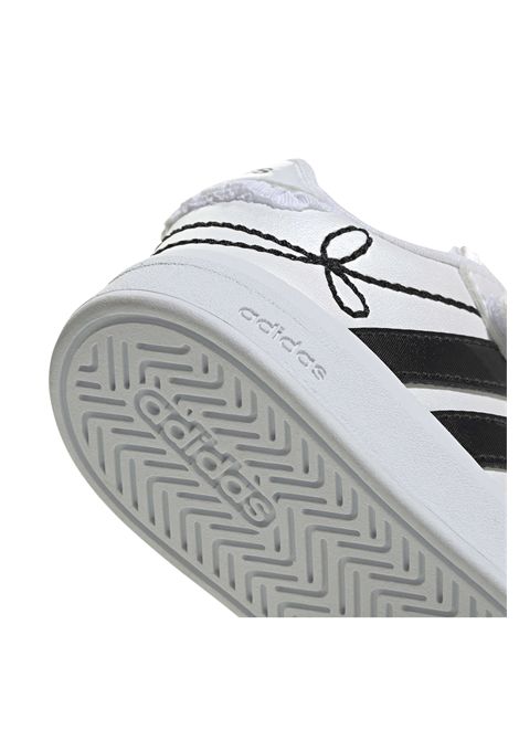 Adidas Grand Court 3.0 Shoes White Black Girls Infant ADIDAS CORE | Sneakers | KH9781-